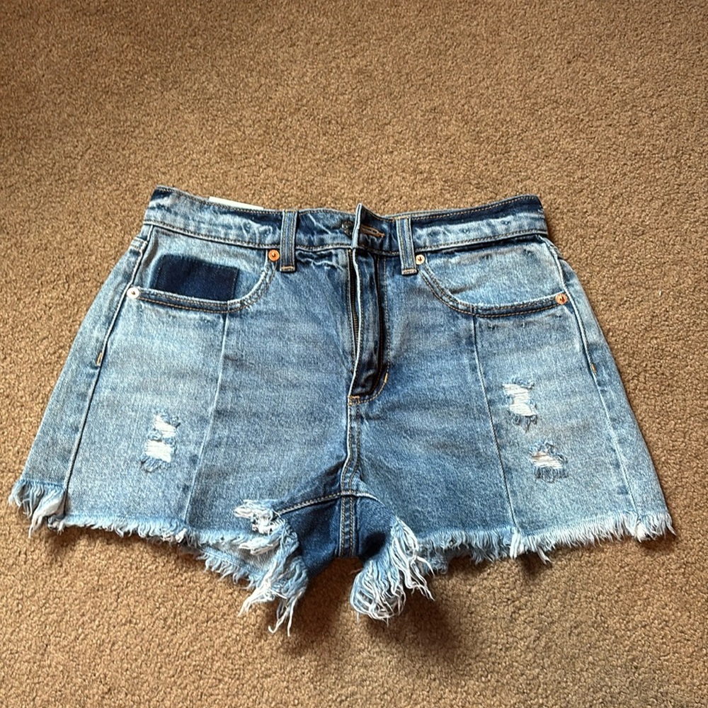 New with tags, Sneak Peek High rise shorts, size small